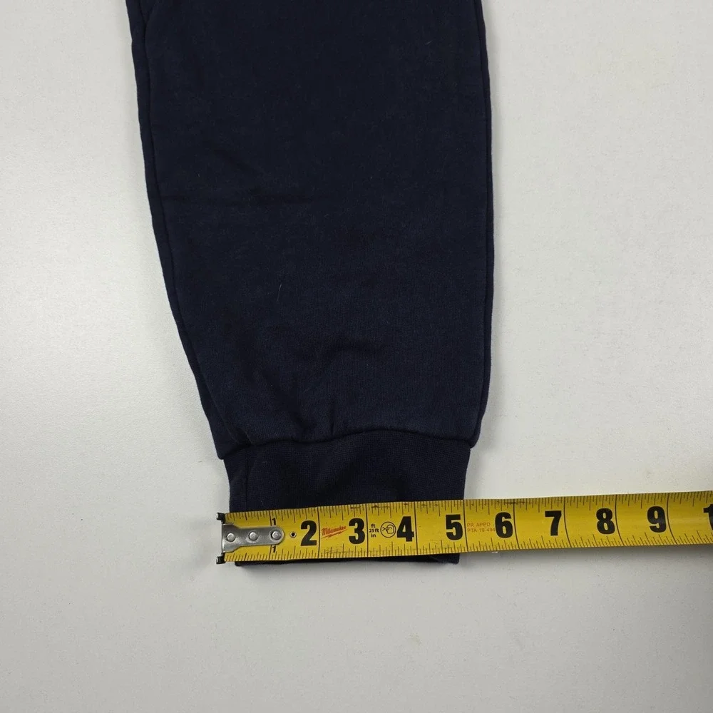 Lacoste Sport Sweatpants Mens XL Blue Fleece Joggers Drawstring Pockets Logo